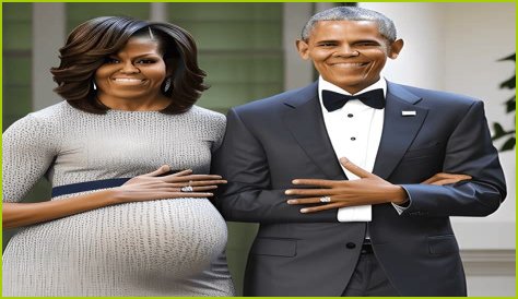 Captivating Moments: Michele Obama's Pregnancy Pictures